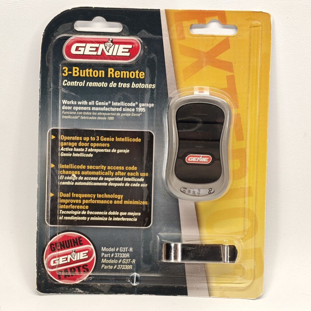 Genie G3T-R 37330R 3-Button Intellicode Garage Door Opener Remote New Sealed OEM